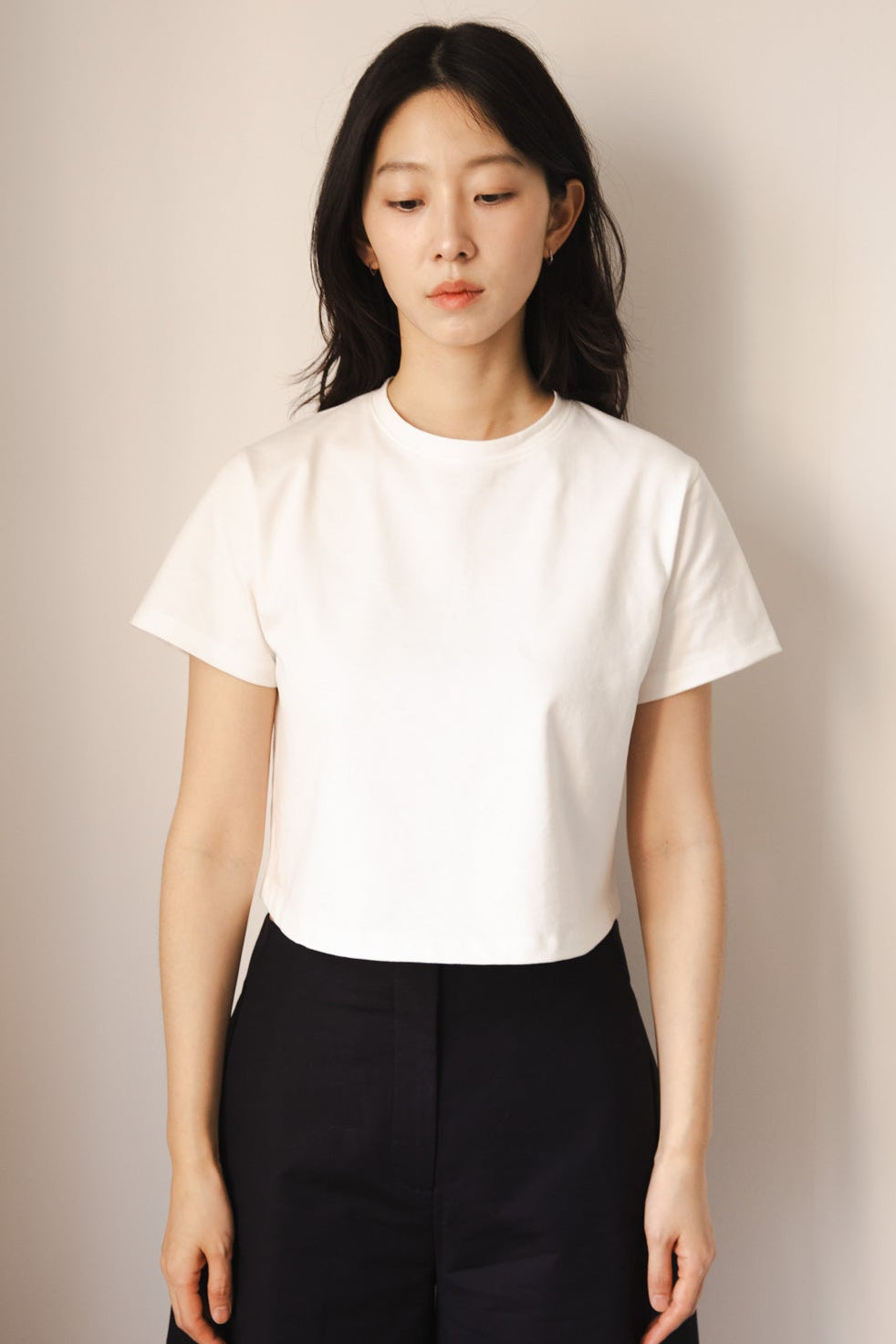 白のTシャツ